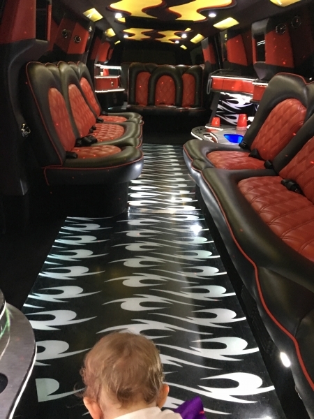 Prestige Limousine inside view1 of Cadillac limo