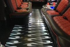 Prestige Limousine inside view1 of Cadillac limo